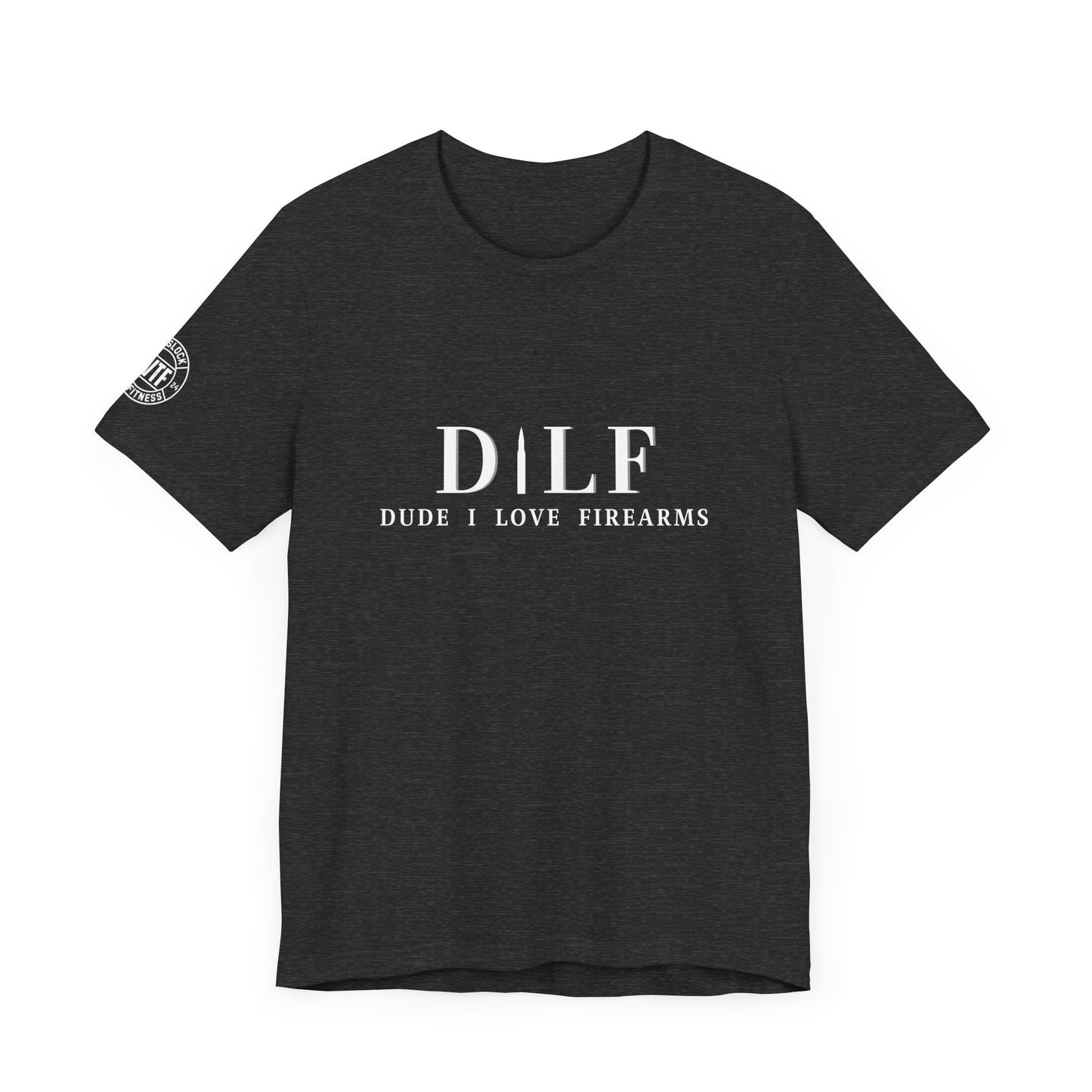 DILF Dude I Love Firearms Unisex Jersey Tee