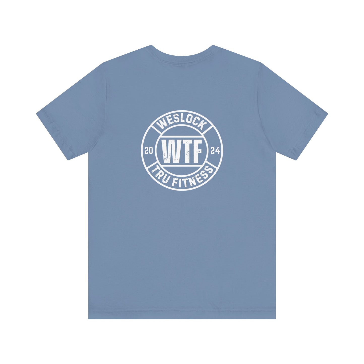 Weslock Tru Fitness front/back logo 2 T-shirt