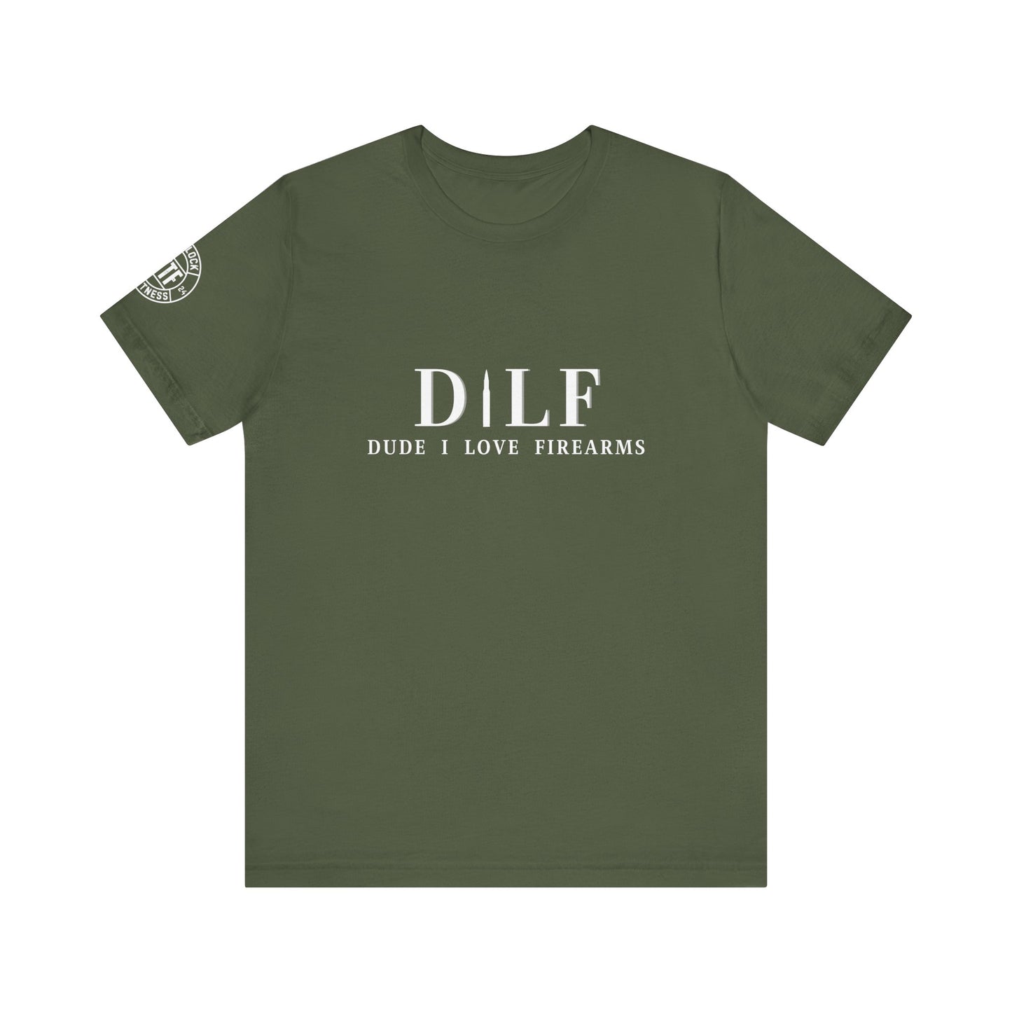 DILF Dude I Love Firearms Unisex Jersey Tee