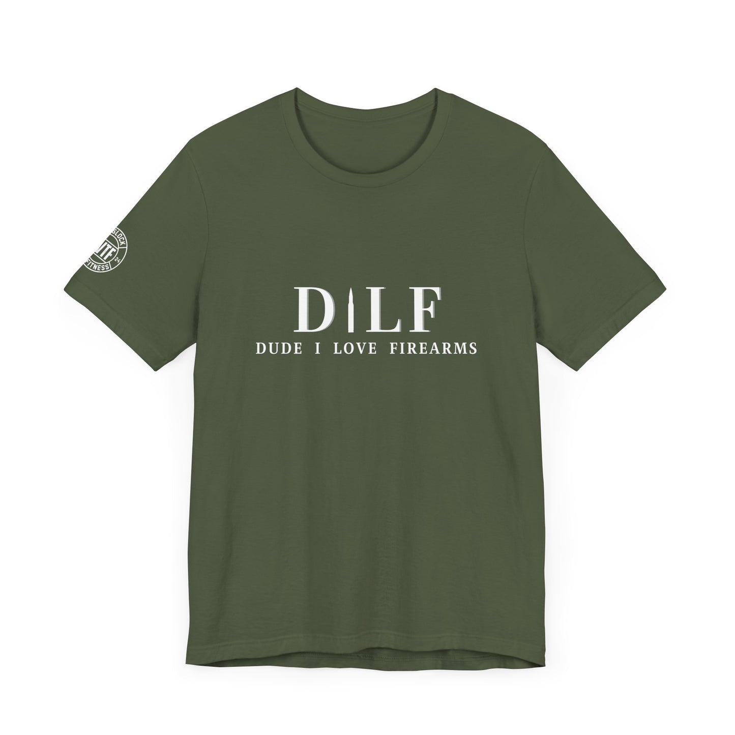 DILF Dude I Love Firearms Unisex Jersey Tee