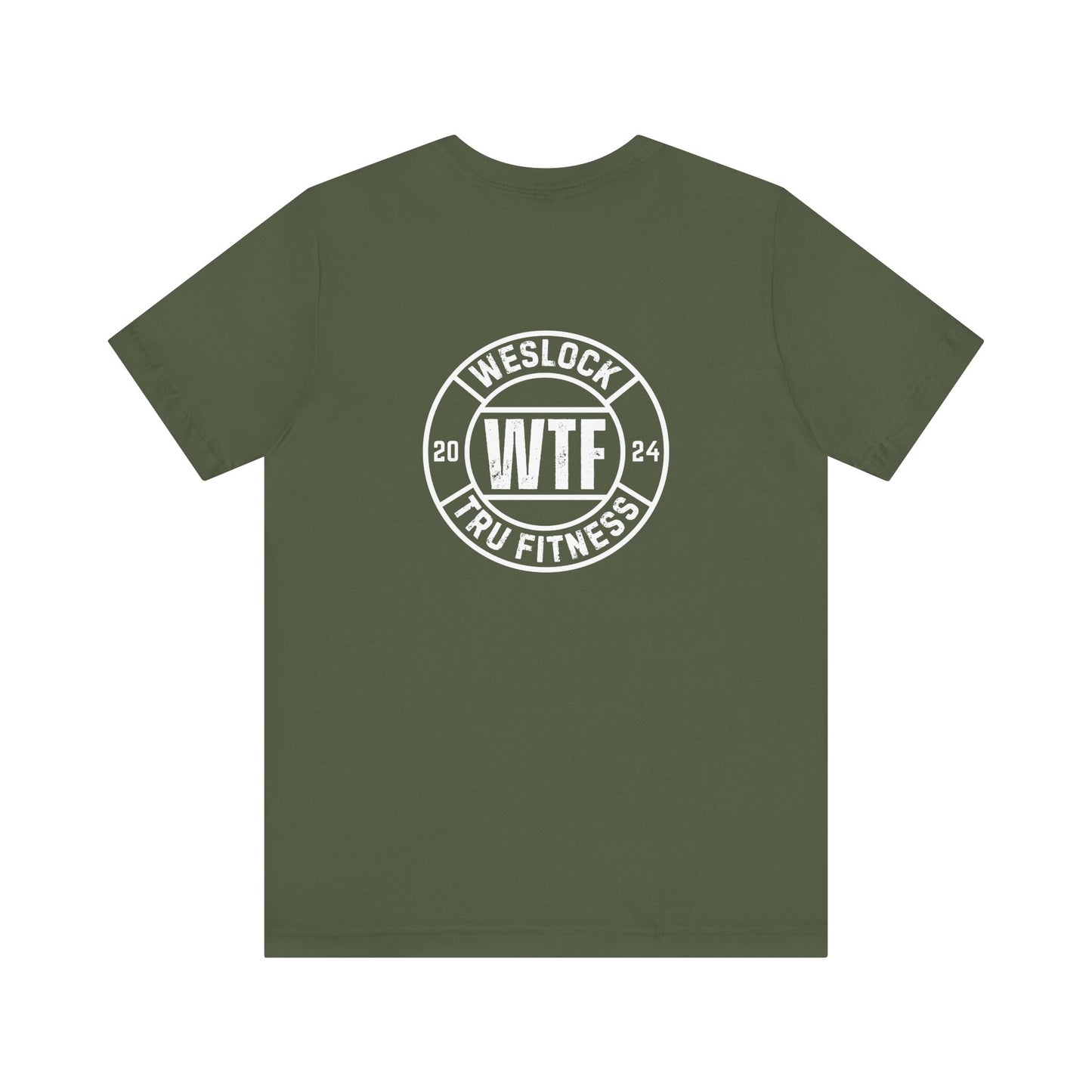 Weslock Tru Fitness front/back logo 2 T-shirt