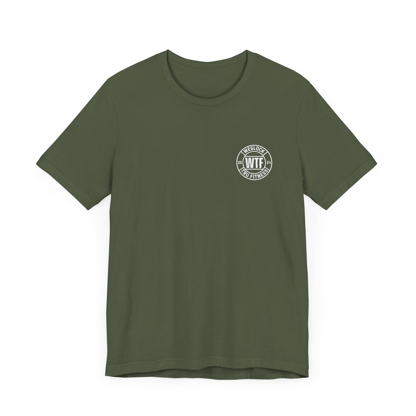 Weslock Tru Fitness front/back logo 2 T-shirt