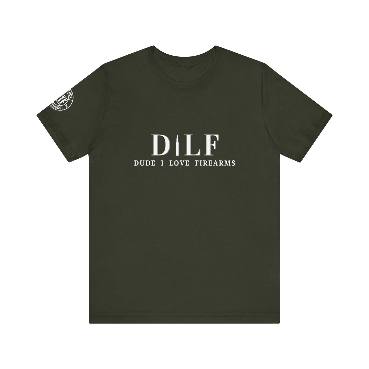 DILF Dude I Love Firearms Unisex Jersey Tee