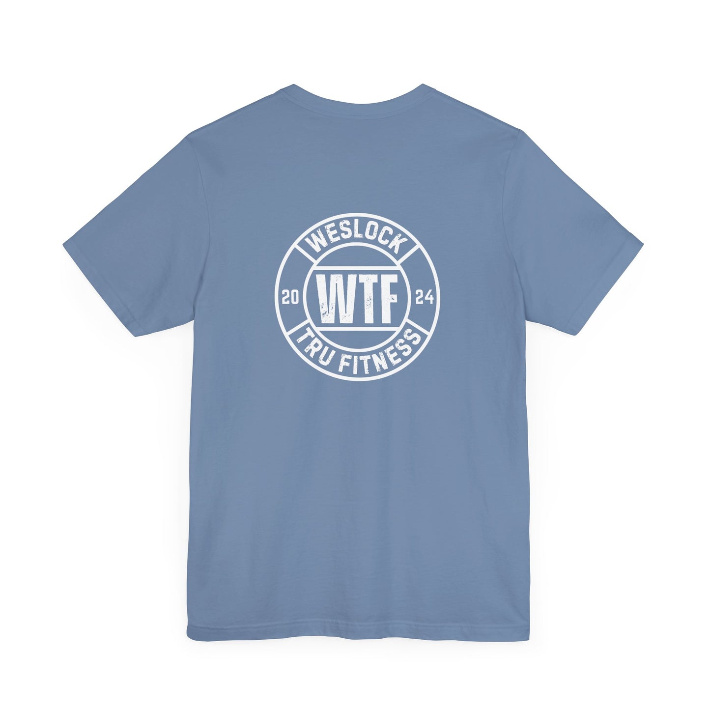 Weslock Tru Fitness front/back logo 2 T-shirt