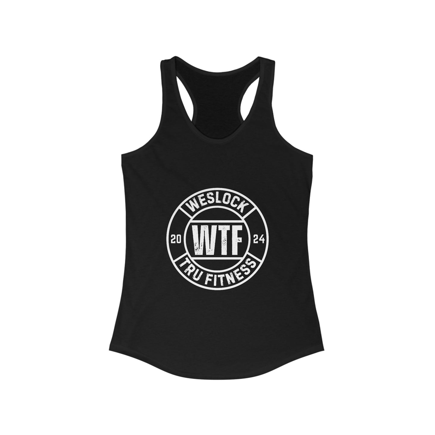 WTF Logo Women's Ideal Racerback Tank