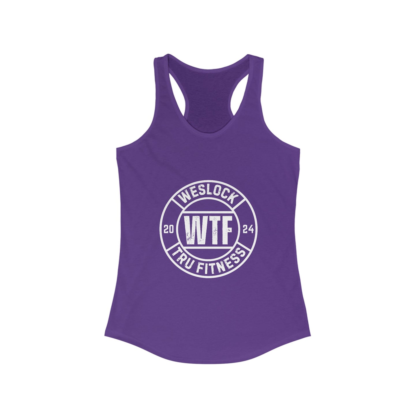 WTF Logo Women's Ideal Racerback Tank