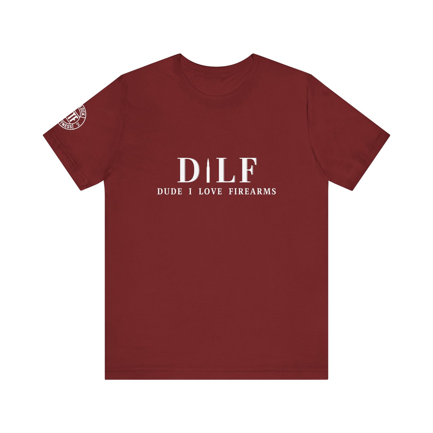 DILF Dude I Love Firearms Unisex Jersey Tee