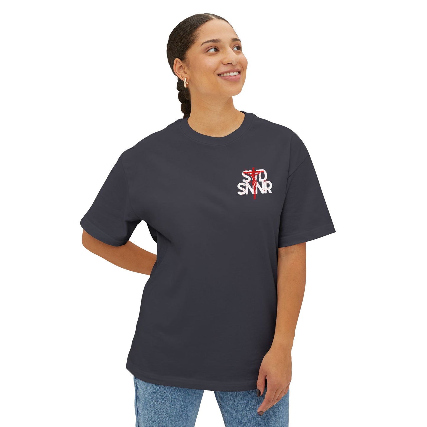Boxy Tee - SVD SNNR - Romans 5:8