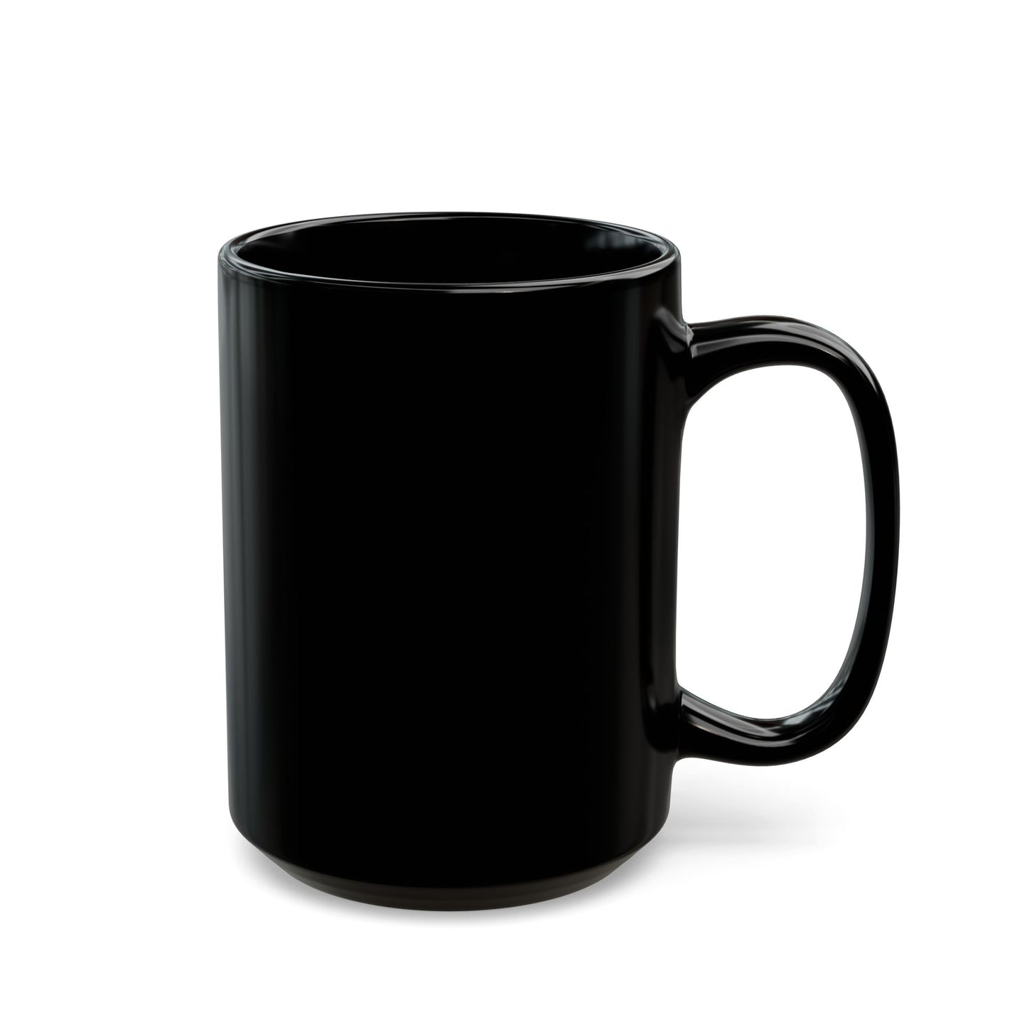Blessed by HIS Grace Black Ceramic Mug