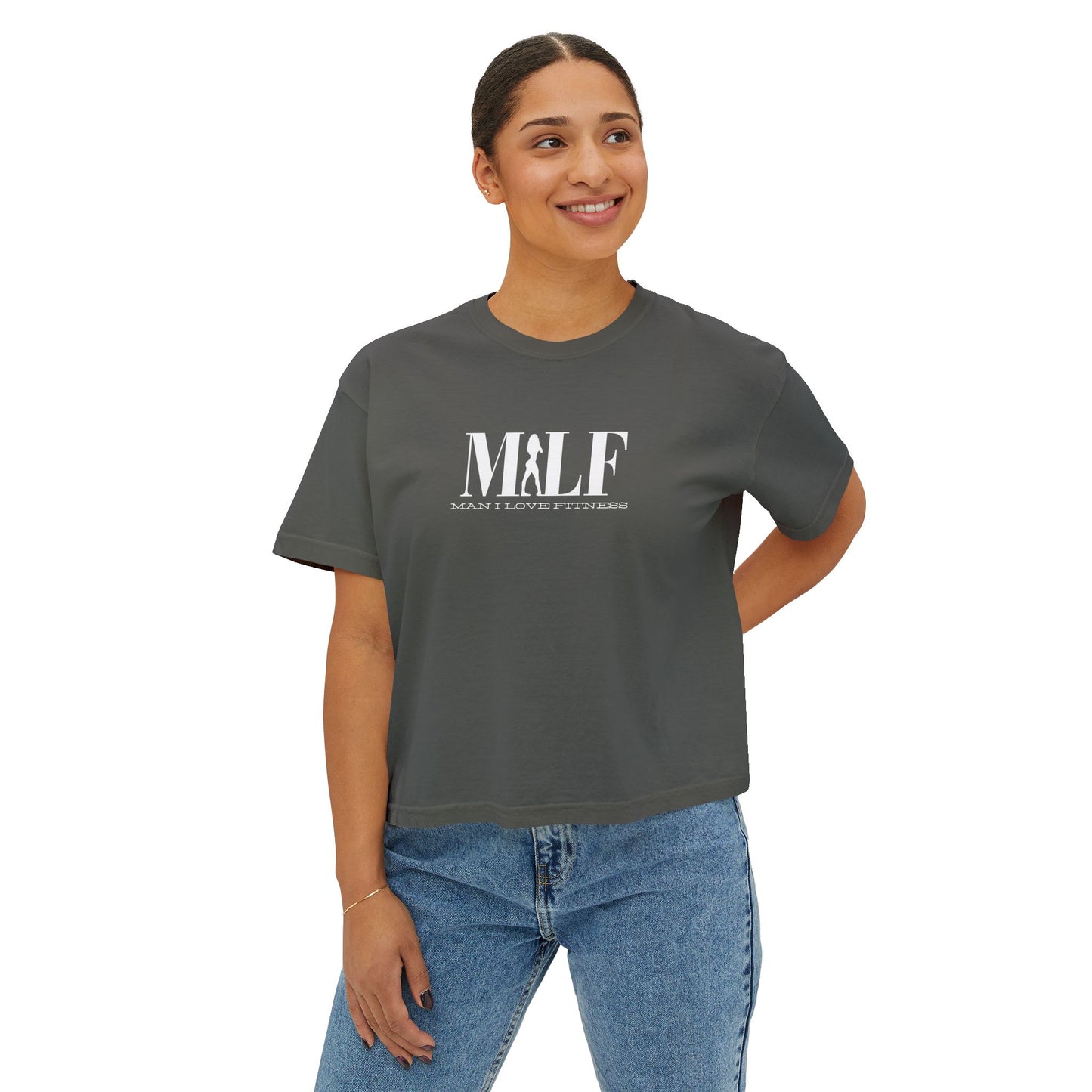 MILF Mama I Love Fitness Tee Women's Boxy Tee