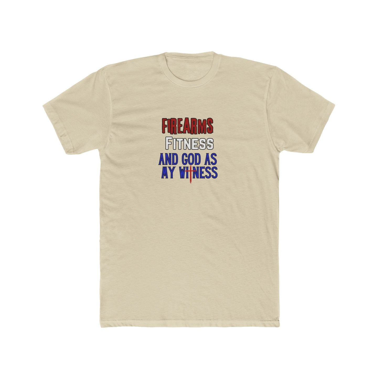 Faith Family Fitness Freedom T‑Shirt — Patriotic USA Flag Text Tee