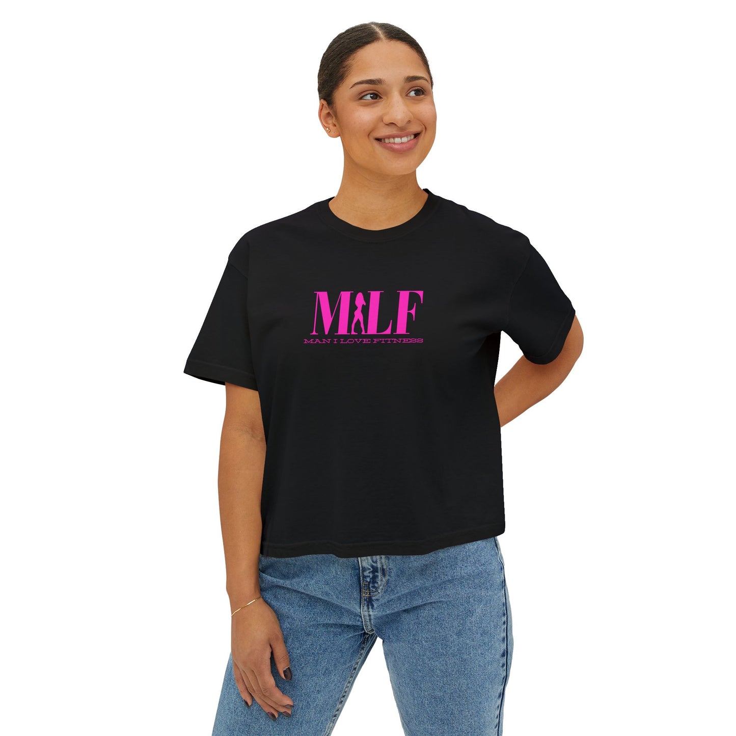MILF Mama I Love Fitness Tee Women's Boxy Tee