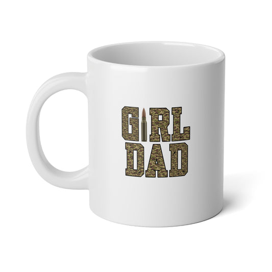 Girl Dad Jumbo Mug, 20oz Camo