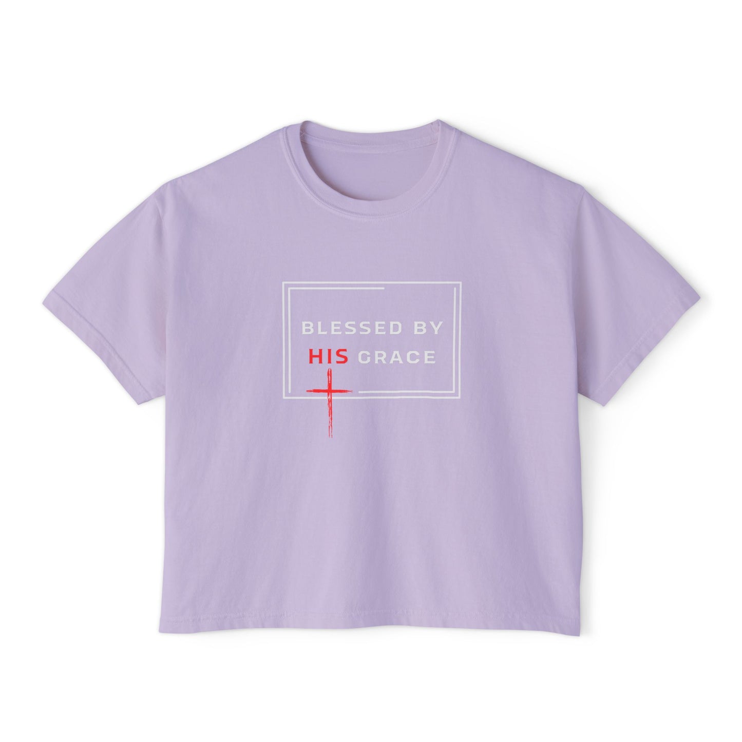 Blessed by HIS grace Women's Boxy Tee