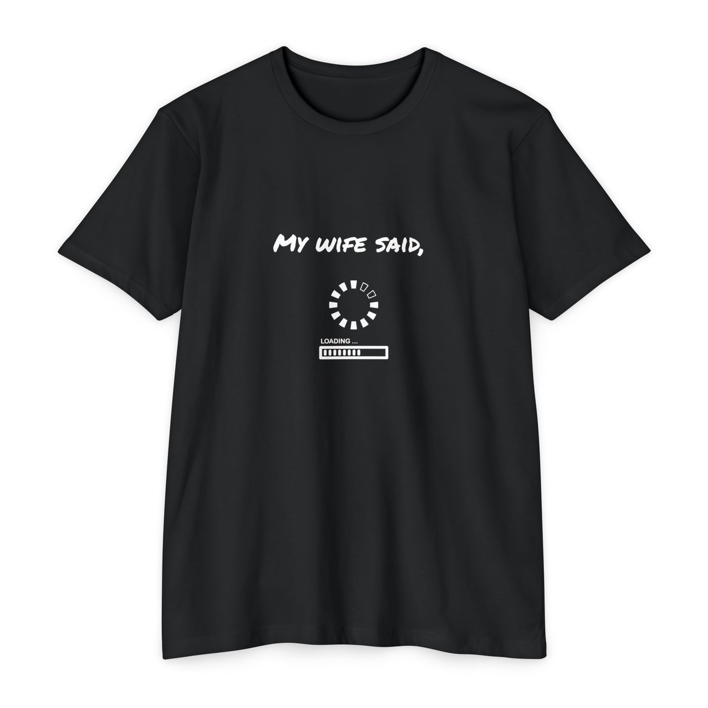 My wife said, loading.....