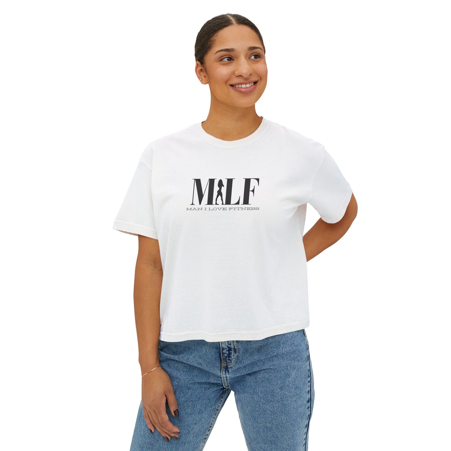 MILF Mama I Love Fitness Tee Women's Boxy Tee