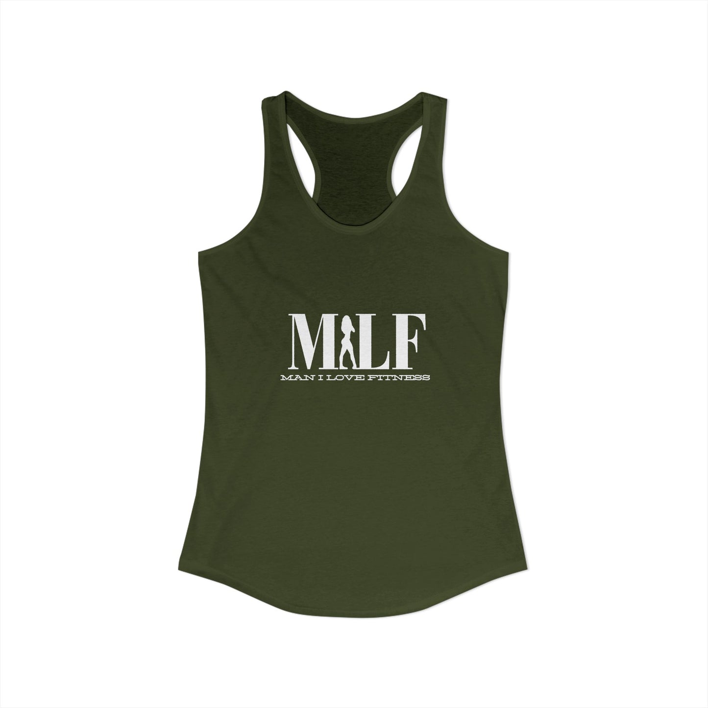 MILF Mama I Love Fitness Women's Ideal Racerback Tank