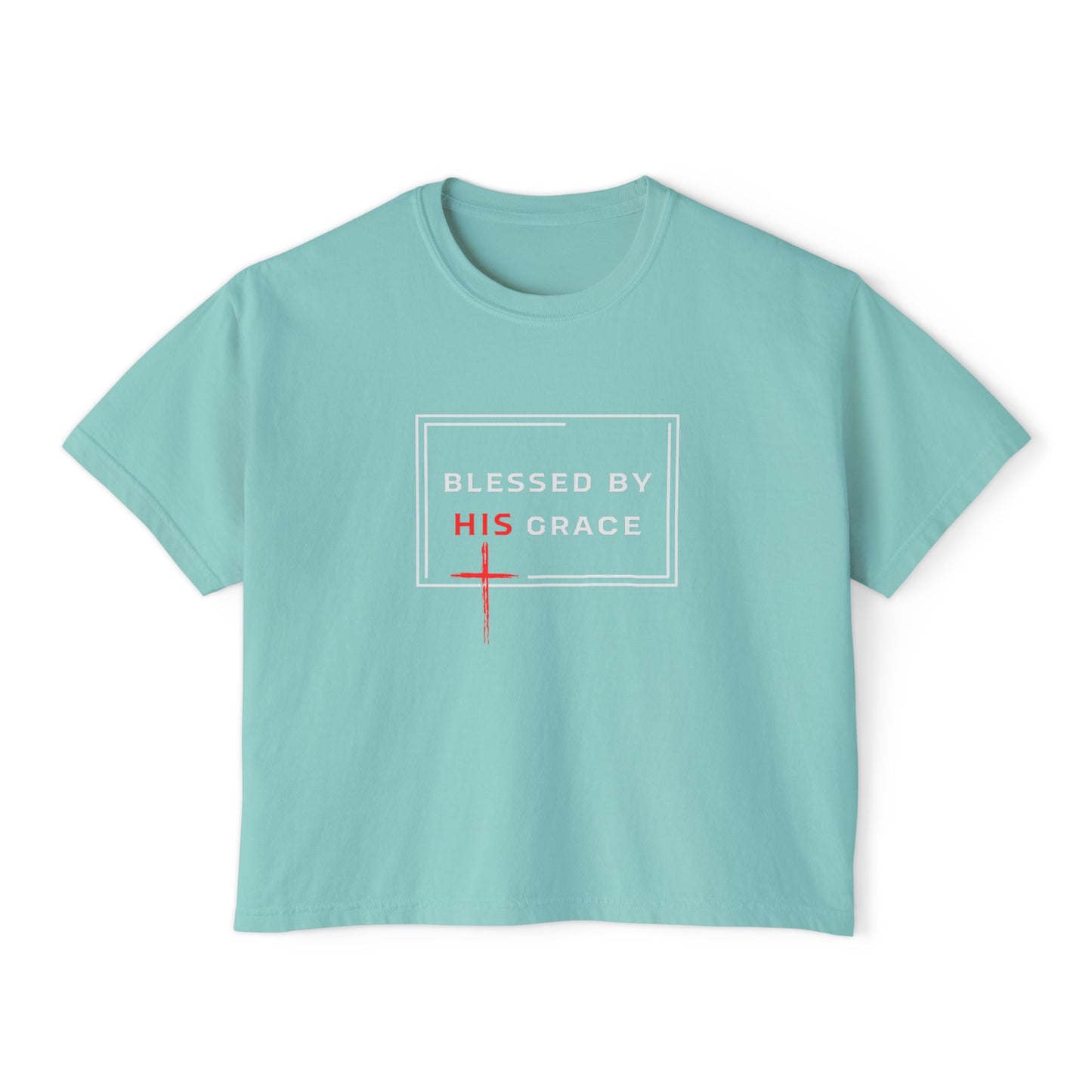 Blessed by HIS grace Women's Boxy Tee