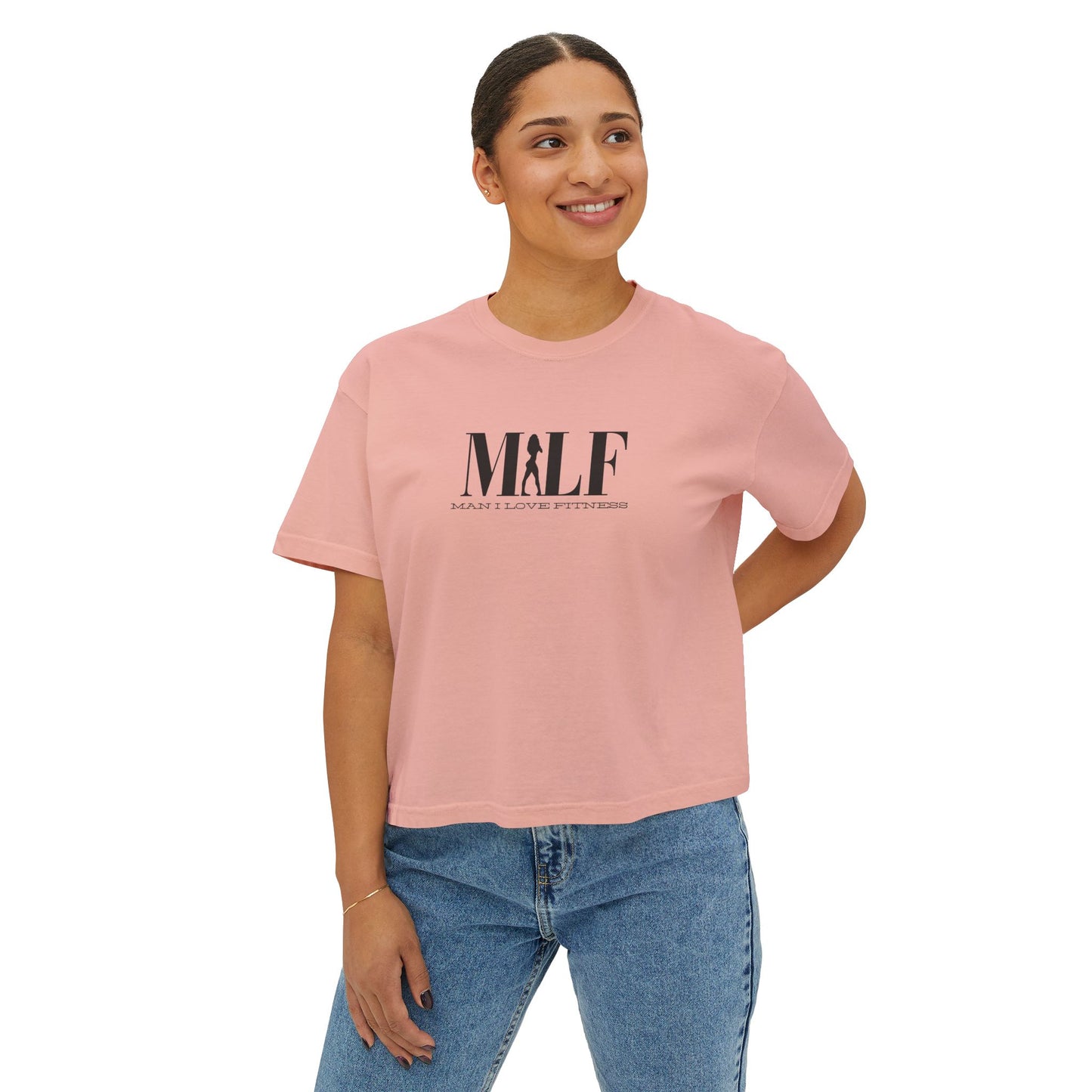 MILF Mama I Love Fitness Tee Women's Boxy Tee